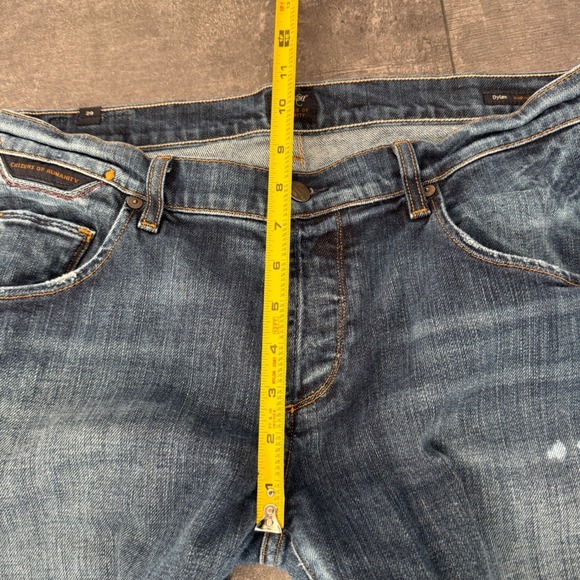 Citizens of Humanity Dylan Jeans‎ Womens 29 Dark Wash Distressed Relaxed Fit - Picture 8 of 8